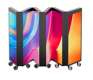 หน้าจอแสดงผล LED แบบพับได้ 6 ส่วน P1.9 P2.6 GOB สำหรับบูธดีเจ ไนท์คลับ บาร์ เวที วิดีโอวอลล์ ผนังตกแต่ง และโต๊ะ - Product Image 3