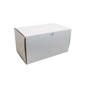 Fournisseur d'emballages à rabat pour le commerce électronique, boîte en carton carrée blanche avec ruban jaune et insert en mousse pour bougies - Product Image 4