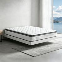 Matelas Confortable Respirant à Ressorts Ensachés et Mousse à Mémoire de Forme pour Hôtel, Chambre à Coucher, Soulagement de la Pression, Taille Personnalisée pour Villa