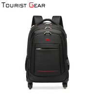 Mochila Trolley Multifuncional de Gran Capacidad, Resistente al Agua, Anti-Robo, Resistente a Terremotos, Unisex, de Nailon, para Negocios