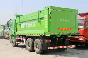 รถดัมพ์บรรทุกหนัก 6x4 ดีเซล ยูโร 3 รุ่นใหม่ ขายดี 10 ล้อ เครื่องยนต์ Weichai พวงมาลัยซ้าย ความจุ 31-40 ตัน 360 องศา - Product Image 3