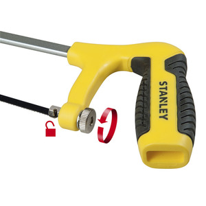 Stanley Junior Metal Mini seghetto a mano in acciaio al carbonio da 1 a 15 317 e alluminio per il taglio per uso artigianale - Product Image 3