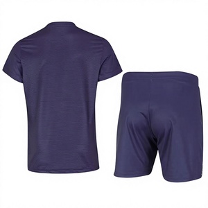 Camiseta Deportiva de Manga Corta para Hombre, Cuello Redondo, Absorbe la Humedad, Estampado Sublimado, Bloques de Color, Corte Regular, Poliéster, Nombre del Equipo Personalizado en la Parte Delantera - Product Image 4