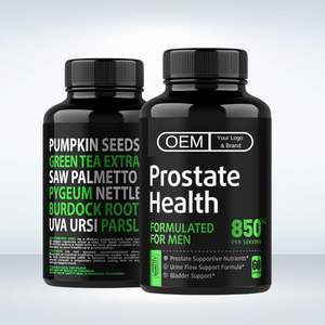 Suplementos para la salud de la próstata de los hombres Píldoras de etiqueta privada Refuerzo del equilibrio hormonal para la salud de los adultos - Product Image 1