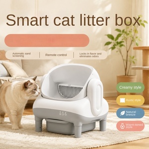 Nuova Lettiera Intelligente Completamente Automatica per Gatti, Toilette Aperta con Design Hands-Free, Meccanismo di Pulizia Elettrico, Capacità 76L, Facile da Pulire - Product Image 2