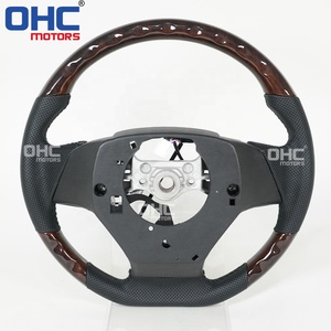 Volante de madera apto para <span class=keywords><strong>Lexus</strong></span> <span class=keywords><strong>RX</strong></span> GS ES 200h 300h 200 300 350 450 <span class=keywords><strong>450h</strong></span> 2018 2019 2020 2021 <span class=keywords><strong>2022</strong></span> volante de grano de madera - Product Image 6