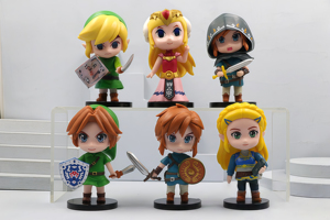 Figuras de Acción de <span class=keywords><strong>Zelda</strong></span> de 10 cm, 6 Piezas por Juego, Personajes de Videojuegos, Decoración de Dibujos Animados, Figuras de Acción de <span class=keywords><strong>Zelda</strong></span> para Niños - Product Image 2