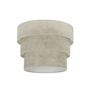 Lampada a sospensione tripla E27, cemento grigio, dimensioni 40x20x26 cm, ideale per illuminazione decorativa in case e spazi. - Product Image 1