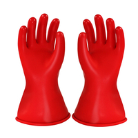 Gants de protection isolés électriques 1000V pour le travail en direct de classe 0