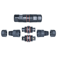 Adaptateur de lampe d'extérieur M20-2p 3p à passage direct, prix d'usine, connecteurs étanches