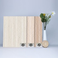 Panneau MDF mélaminé 4x9 pieds, motif grain de pierre, pour meubles de cuisine et salle de bain, étagère décorative, feuille ignifuge et résistante à l'humidité