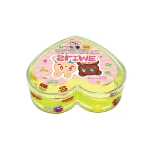 Trắng Fluffy chơi bột 6 màu sắc với khuôn Slime Slime Kit cho trẻ em