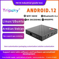 Decodificador de Red H618 para TV Doméstica HD, Reproductor Android 12.0 6K
