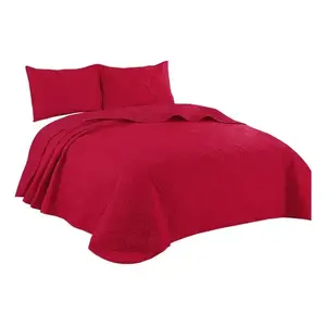 Couvre-lit matelassé Pinsonic en coton à motif géométrique, style classique, ensemble de literie pour la maison, taille complète/queen - Product Image 6