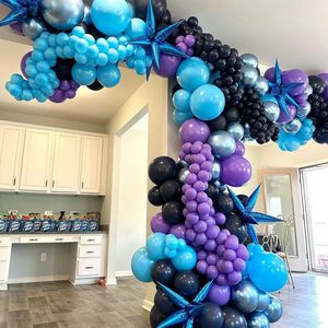 Kit de ballons en gros sur le thème de la sirène : Ensemble de ballons en latex et feuille de sirène avec confettis pour la décoration d'anniversaire, de mariage et de festival - Product Image 4