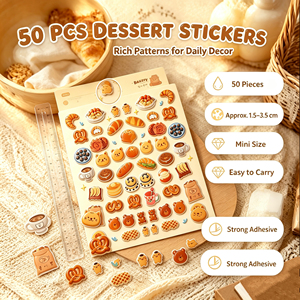 Custom 3D Layered <b>Sticker</b> OEM ODM <b>Waterproof</b> Embossed Logo <b>Sticker</b> For Brand Promotional Gift Tourist Souvenir - Product Image 5