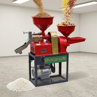 Moulin à riz portable automatique pour usage domestique, mini décortiqueuse de riz en promotion
