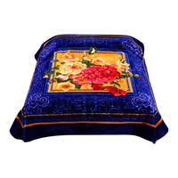 100% Polyester Custom ized Korean Super Soft Nerz 1-lagig Plüsch Raschel Floral Solid Cartoon Patterns Gestrickt Four Seasons Decke