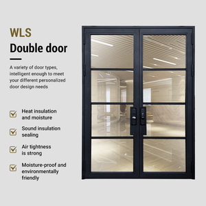 Thép pháp cửa mỏng khung đen sơn tĩnh điện nhiệt phá vỡ đôi tráng men-Nhà máy giá bán buôn cho nội thất & Ngoại thất - Product Image 5