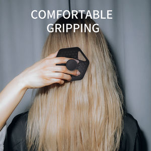 Masseur en silicone pour le cuir chevelu avec logo personnalisé brosse à shampoing pour cheveux brosse à cheveux exfoliante tête de brosse à laver pour la douche - Product Image 5