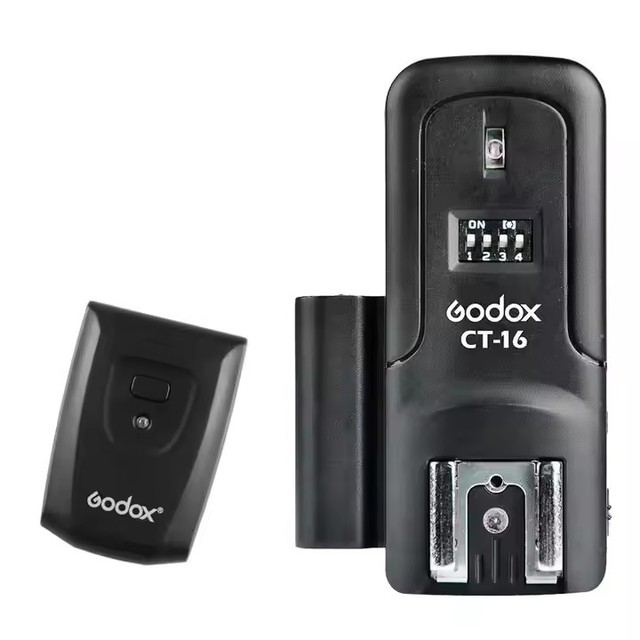 Godox CT-16 Wireless Flash Trigger Transmitter & Receiver Set 16 Channels for Studio Flash Photography Accessory