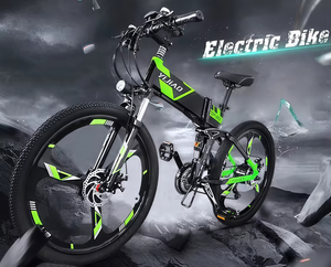 จักรยานพับได้ความเร็วสูง 350W 9 สปีด โครงอะลูมิเนียม มอเตอร์ฮับหลังแบบไร้แปรงถ่าน 48V 15AH ลิเธียม ล้อ 26 นิ้ว รุ่น DZ-2605 จักรยานไฟฟ้า DZ- - Product Image 4