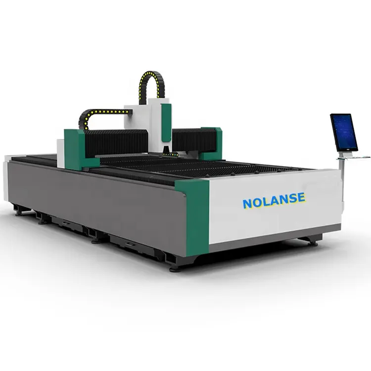 NOLANSE 1000w 1500w 2kw, Machine de découpe Laser de Fiber CNC pour métal en acier inoxydable CS à vendre