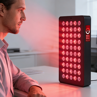 Panneau de luminothérapie LED pour usage domestique, boîtier en aluminium, commande vocale, 9 longueurs d'onde, infrarouge, lumière rouge