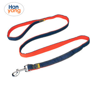 <span class=keywords><strong>Collar</strong></span> de correa de perro de mezclilla duradero y resistente ajustable OEM HanYang sin tirones para entrenamiento caminar correr para perros grandes, medianos y pequeños - Product Image 2