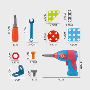 Samtoycn Puzzle DIY Dinosaure Blocs de Construction Valise 461 Pièces Blocs Modèle Construction <span class=keywords><strong>Jouet</strong></span> pour Enfants Vis Outils Électriques Ensemble <span class=keywords><strong>Jouet</strong></span> - Product Image 4