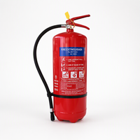 Extincteur à poudre sèche portable en acier certifié CE EN3 9 kg ABC
