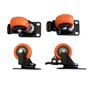 Sample Free Furniture <strong>Caster</strong> up or Down Pressure Inner Locking Chair <strong>Caster</strong> <strong>Plastic</strong> Office <strong>Twin</strong> <strong>Wheel</strong> <strong>Caster</strong> - Product Image 6