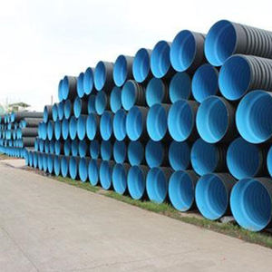 # สินค้ามาใหม่ # ท่อระบายน้ำโพลีเอทิลีน HDPE แบบผนังสองชั้น ขนาด 110 Sn 12 Dn 120 160 มม. 600 1000 มม. กำลังเป็นที่นิยมขายส่ง - Product Image 3