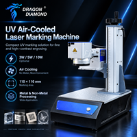 Machine de marquage laser UV compacte et mini, conçue pour les petites entreprises et les ateliers domestiques, gain de place, marquage de différents matériaux