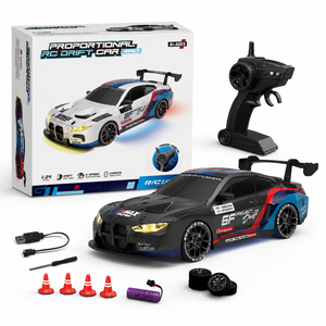 Coche de Carreras RC 1:20 con Luces LED, 4WD, Control Remoto de 2.4ghz, Juguete Recargable para Niños, Diversión al Aire Libre, Regalo - Product Image 1