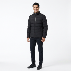 Conception imprimée personnalisée OEM mâle extérieur rembourré bulle chaud vêtements d'hiver hommes manteaux veste bouffante pour homme - Product Image 1