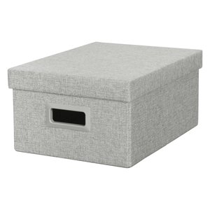 Foldable Space Saving <b>Box</b> (38x29x17cm) Light <b>Grey</b> SNH 003 - Product Image 1