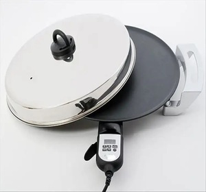 Tàu nhanh Úc cắm mogogo mitad Vỉ nướng điện cho injera <span class=keywords><strong>Pancake</strong></span> mogogo tortillas chapatti Pizza pita nướng có nắp - Product Image 2