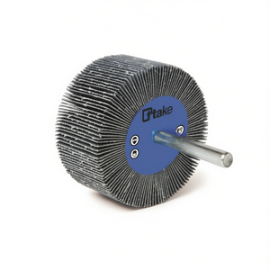 Disco Abrasivo de Tela Ttake de 80x30 mm con Eje de 6 mm para Pulir y Desbastar Metal - Product Image 2