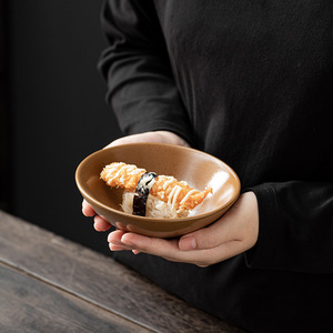 Tazones de Cerámica Retro Hechos a Mano con Esmalte Craquelado, Vajilla para Servir Comida en Casa - Product Image 3