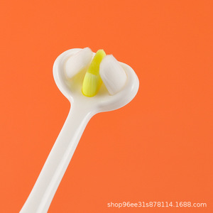 Children Three Sided Toothbrush Soft Bristles For Kids Age 3 12 Years Manual Toothbrush Pink Sky Blue Yellow Orange - Product Image 3