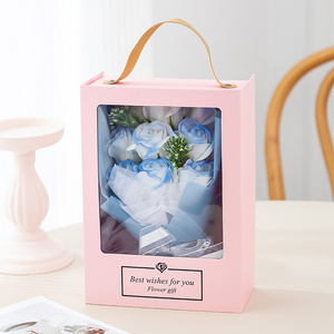 Nuevo Regalo de Flores de Rosa Artificiales de Larga Duración para el <span class=keywords><strong>Día</strong></span> de San Valentín, 9 Rosas de Jabón para el <span class=keywords><strong>Día</strong></span> de la Madre - Product Image 5