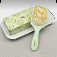 Proveedor de Empaques de Marca Privada, Caja de Papel con Base Acolchada, Caja de Empaque para Cepillo de Cabello con Ventana, Caja de Empaque para Cepillo de Champú