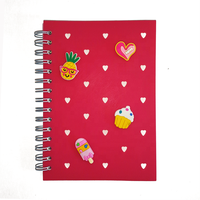 Promoción gran oferta cubierta de cuaderno de silicona personalizada espiral Pop It cuaderno de silicona