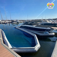 Dock gonflable sur mesure, abri flottant pour bateau en PVC de qualité marine, couverture gonflable pour yacht pour le stockage en marina