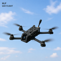 Châssis de drone MJF imprimé en 3D en nylon PA12-CF fibre de carbone, prototype de R&D UAV Multi Jet Fusion, personnalisé OEM