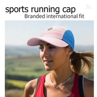 TU Vente en gros Chapeaux de golf de camp légers et absorbant la sueur pour hommes, haute qualité, avec logo personnalisé, 5 panneaux, casquette de course à sec