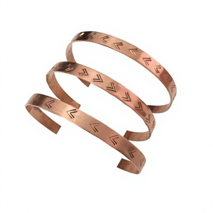 Antique Finish <b>Copper</b> Bracelet Handmade Designer Cuff Jewelry For <b>Men</b> Women Festival Gift Collection - Product Image 1