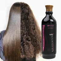 Vente en gros Meilleure crème professionnelle de traitement capillaire à la kératine pure à la kératine pour lisser les cheveux en une étape