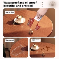 Vente en gros de meubles de salon pour la maison table basse d'appoint de canapé simple et moderne en bois avec trèfle